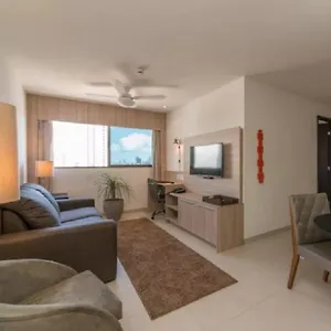 Excelente Flat Em Boa Viagem 2 Quartos Beach Class Ideal Para Familia Ou Viagens De Negocio Nob1804 , Recife Brasil